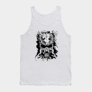 YAUTJA PREDATOR SKULL SPLATTER Tank Top